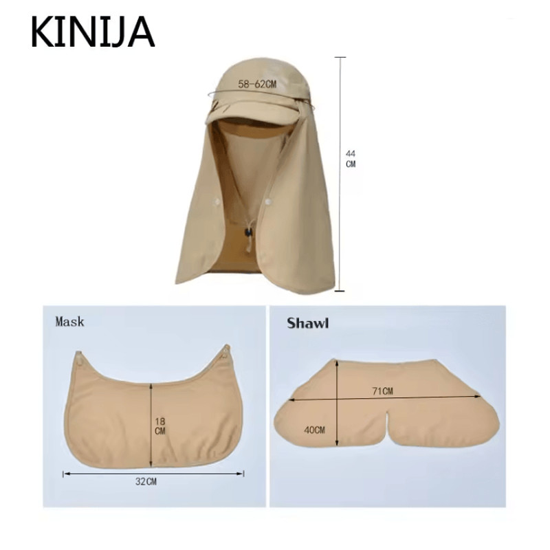 UV Protection Sun Hat With Foldable Quick Drying Design For Outdoor Adventures 2