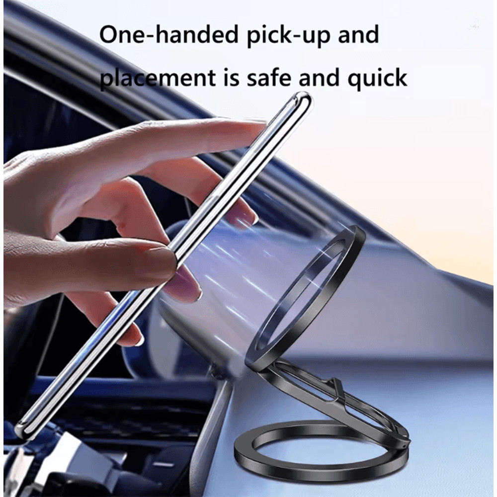 Double Sided Magnetic Phone Stand With MagSafe Ring Holder And Kickstand 2