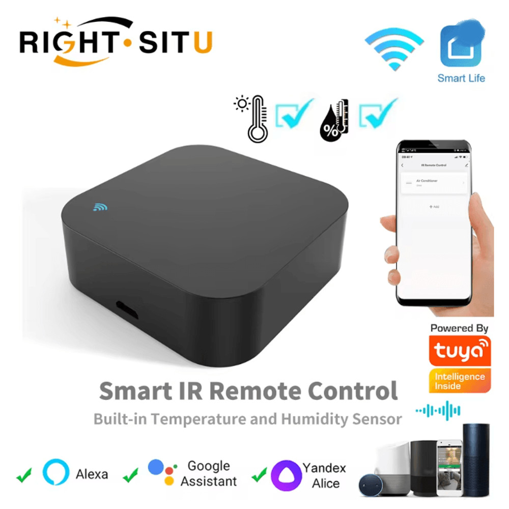 Smart IR Remote Control With Temperature And Humidity Sensor 0