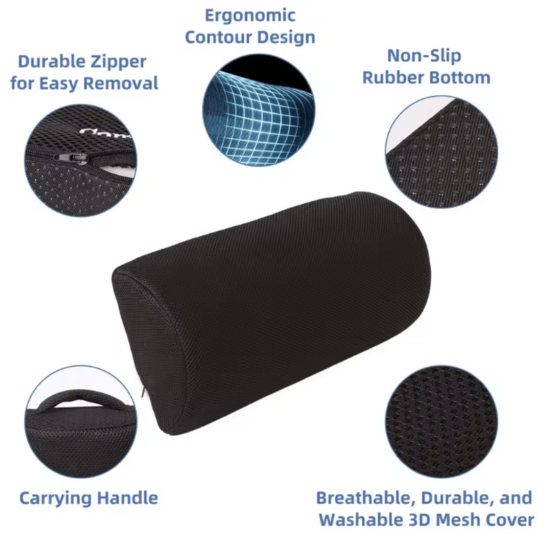 Memory Foam Foot Rest For Under Desk Comfort And Support 2