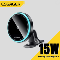 magnetic wireless car charger with rgb phone holder