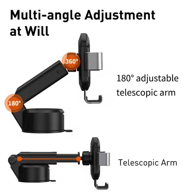 Universal Gravity Car Phone Holder With Strong Suction Cup 1