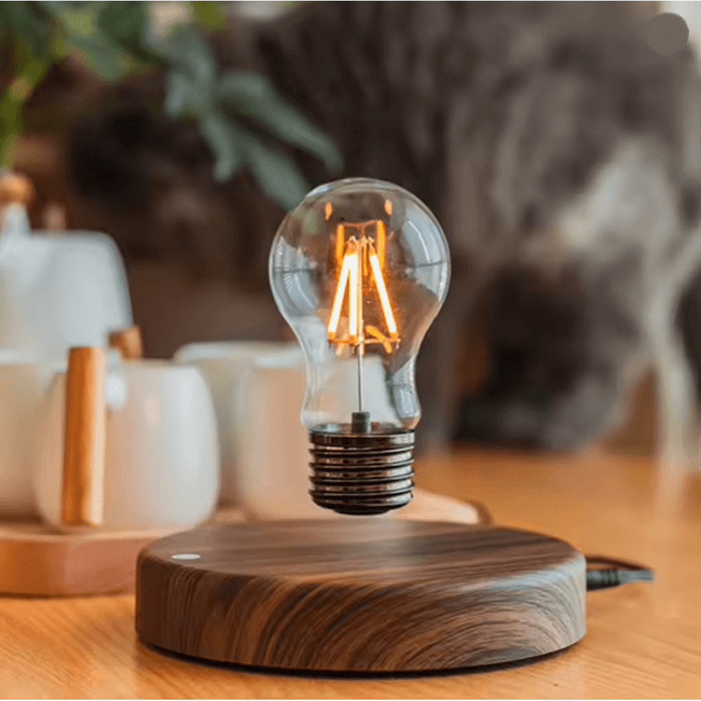 Magnetic Levitation Lamp With Floating LED Bulb 2