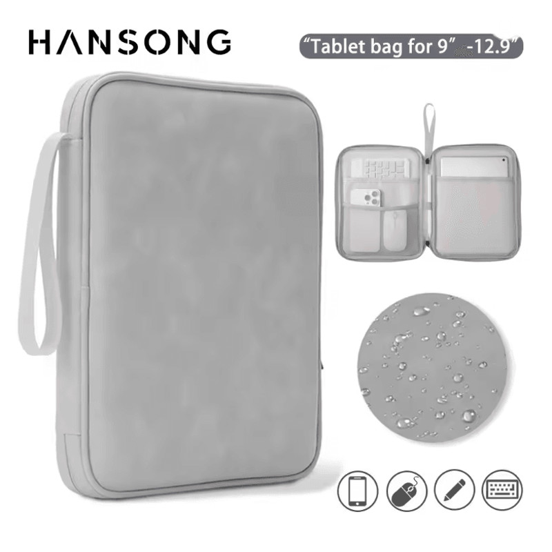 Waterproof Tablet Sleeve Bag With Zipper Pouch For IPad Pro And IPad Air 0