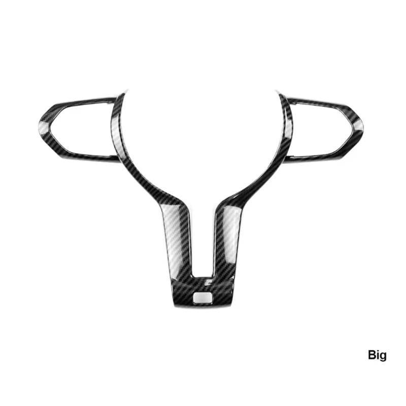 Carbon Texture Steering Wheel Cover Trim For BMW F Series Interior Upgrade 3
