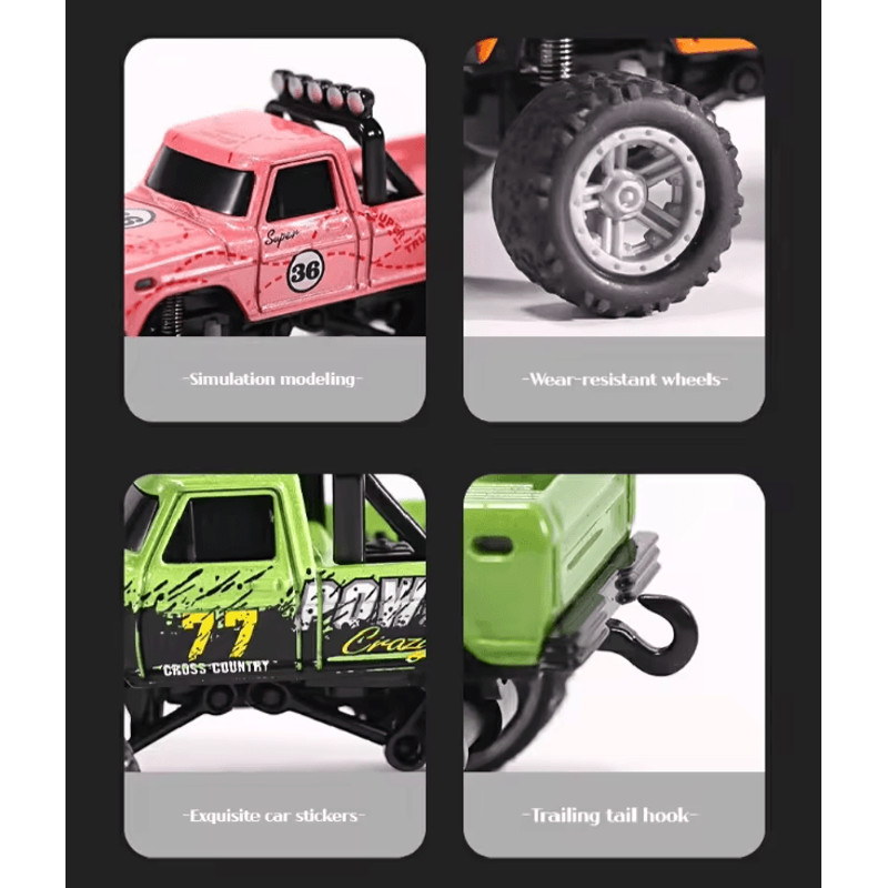 Mini Off Road Remote Control Car With Alloy Body And Shock Absorption 1