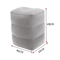 Portable Inflatable Travel Footstool With Adjustable Height And Storage Bag 2