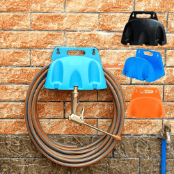 wall mounted garden hose holder organizer rack
