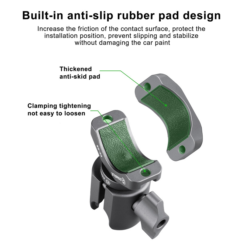 Motorcycle Phone Holder Extension Mount With Anti Theft Design 6