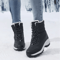 Womens Waterproof Winter Snow Boots With Fur Lining 0