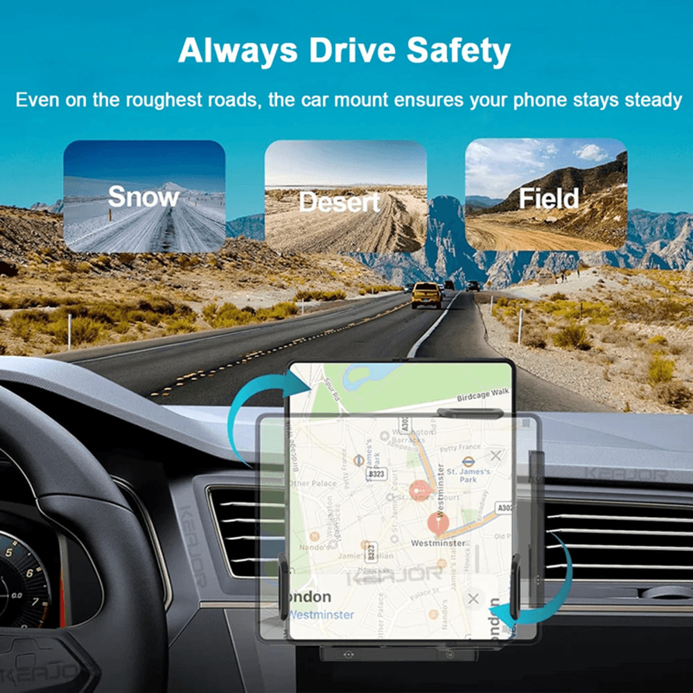 Wireless Car Charger Mount For Samsung Galaxy And Fold Series 5