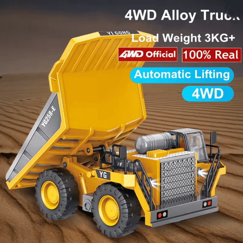 4WD Remote Control Excavator And Construction Truck Toy 1