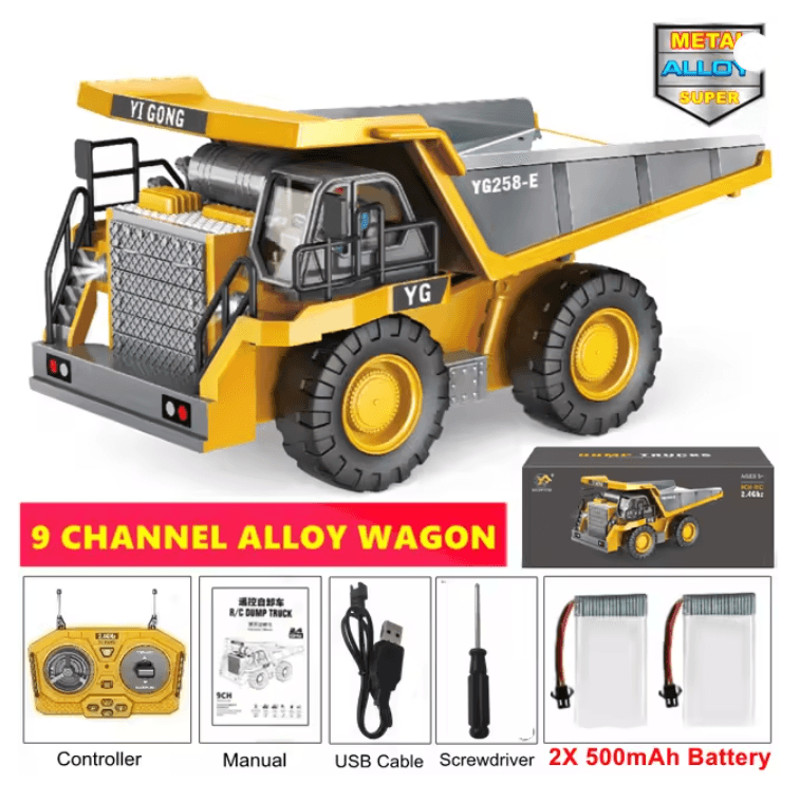 4WD Remote Control Excavator And Construction Truck Toy 7