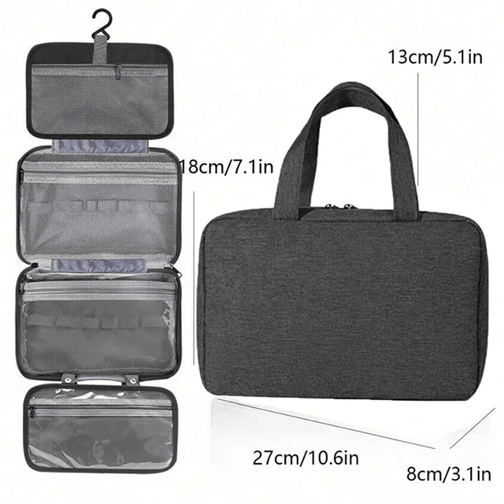 Waterproof Hanging Toiletry Bag Large Travel Organizer 10