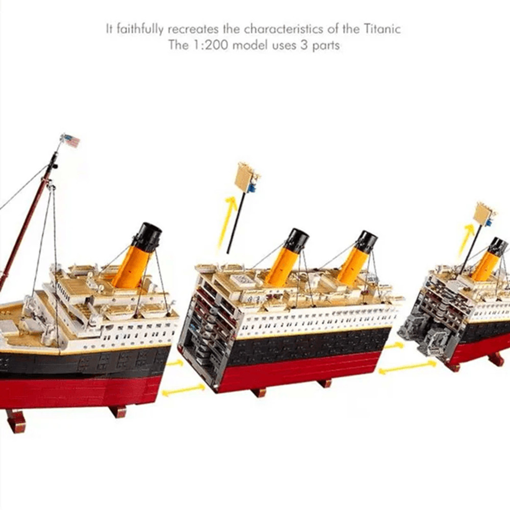 Titanic Cruise Ship Building Blocks Model 9090pcs Set 5
