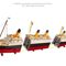 Titanic Cruise Ship Building Blocks Model 9090pcs Set 5