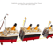 Titanic Cruise Ship Building Blocks Model 9090pcs Set 5