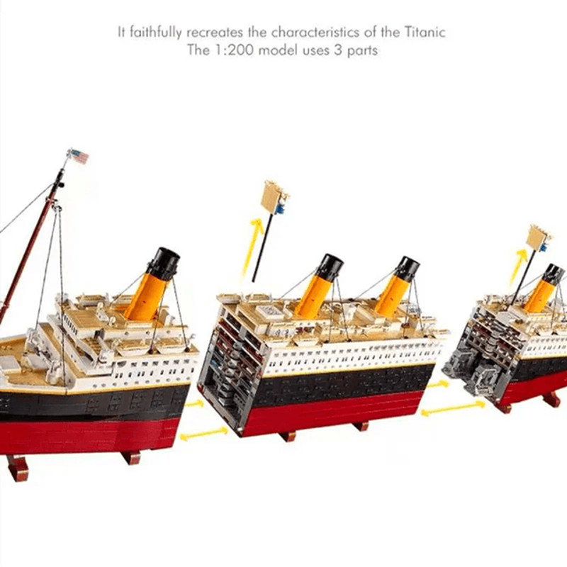 Titanic Cruise Ship Building Blocks Model 9090pcs Set 5