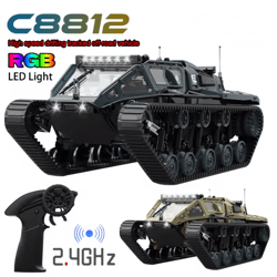 jjrc c8812 rc tracked tank with led lights full scale model