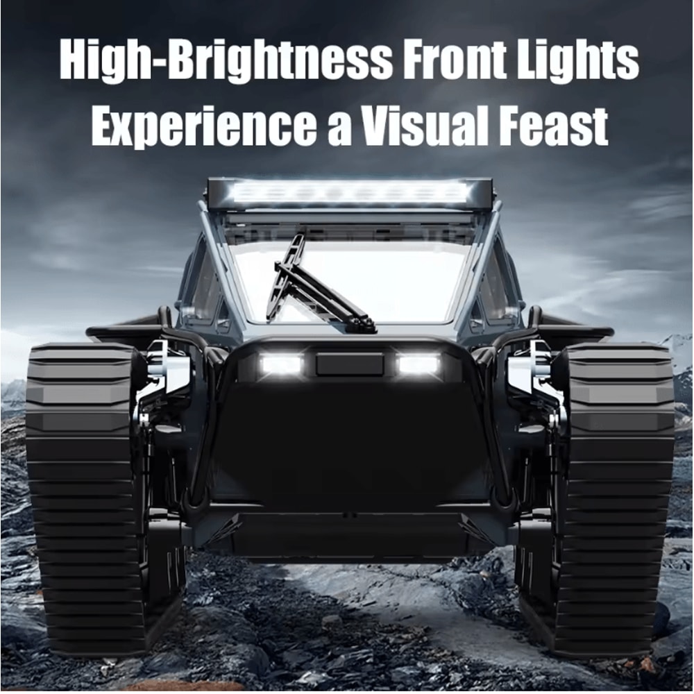 JJRC C8812 RC Tracked Tank With LED Lights Full Scale Model 2