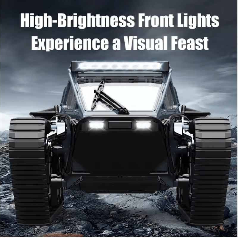 JJRC C8812 RC Tracked Tank With LED Lights Full Scale Model 2