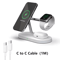 3 In 1 Wireless Charger Stand For IPhone Apple Watch And AirPods Fast Charging Station 3
