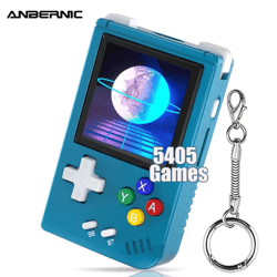 anbernic rg nano mini retro handheld game console with aluminum alloy body and ips screen