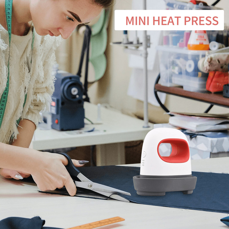 Portable Mini Heat Press Machine For T Shirts Clothes And DIY Craft Projects 0