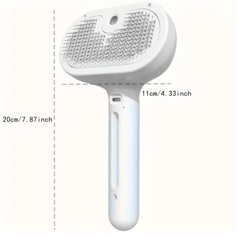 Pet Spray Grooming Comb With Hair Remover And Dematting Brush For Cats And Dogs 3