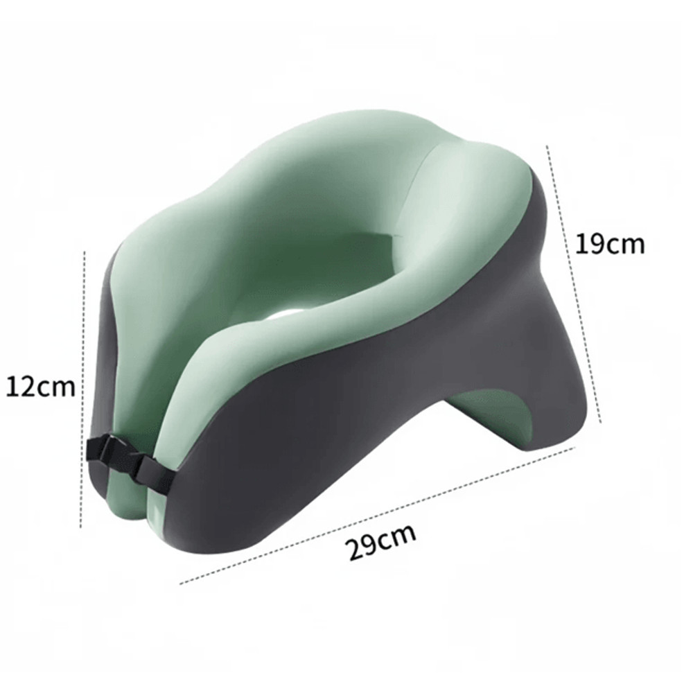 Portable Memory Foam Travel Pillow With Ergonomic U Shaped Neck Cushion 4