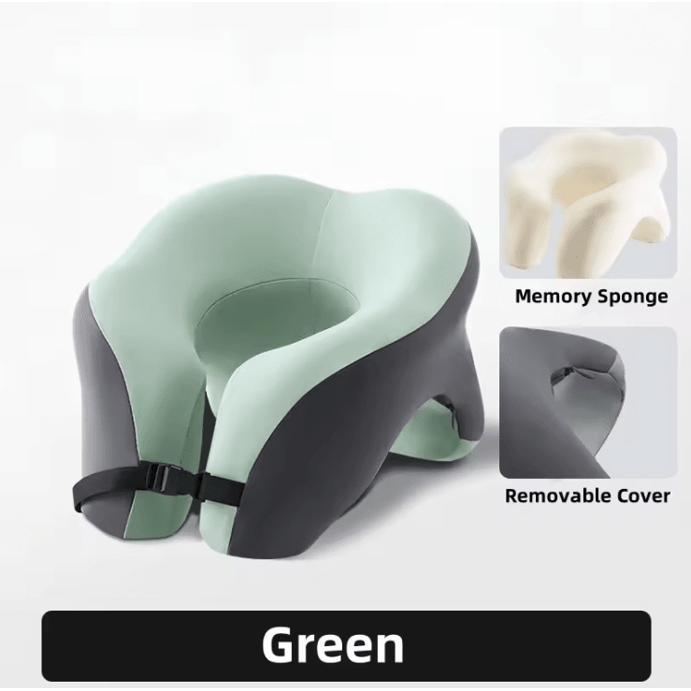 Portable Memory Foam Travel Pillow With Ergonomic U Shaped Neck Cushion 6