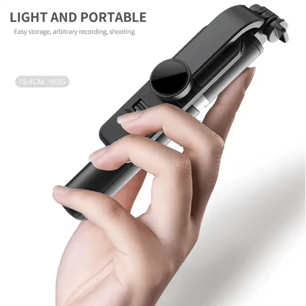 Bluetooth Selfie Stick Tripod With LED Fill Light And Wireless Remote 2