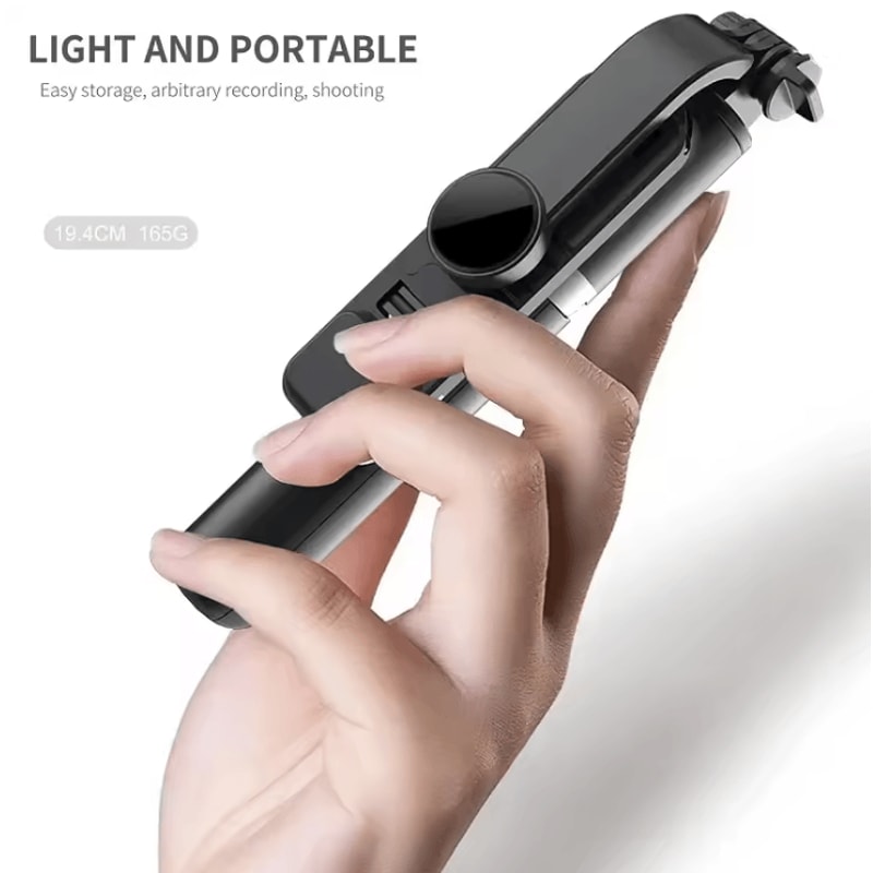 Bluetooth Selfie Stick Tripod With LED Fill Light And Wireless Remote 2