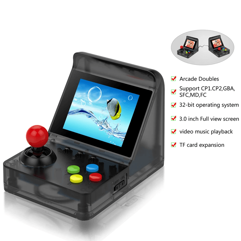 Mini Arcade Retro Console With 500 Games Portable Handheld Player For Kids And Adults 3