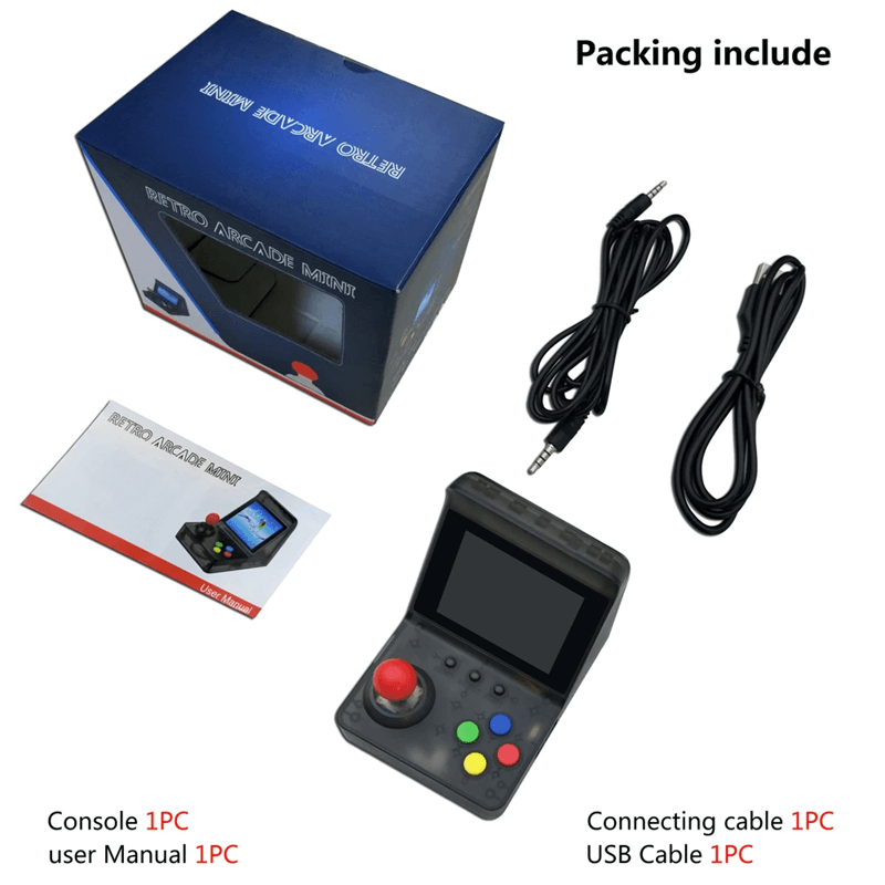 Mini Arcade Retro Console With 500 Games Portable Handheld Player For Kids And Adults 5