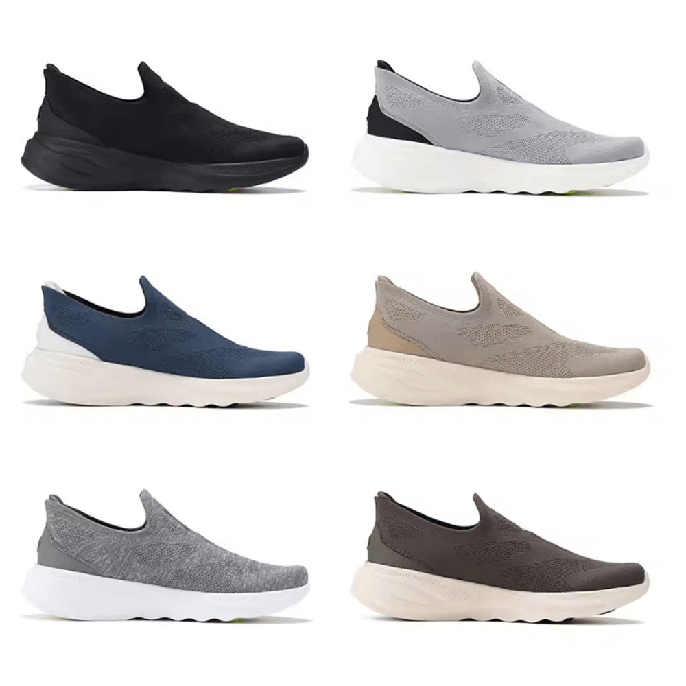 Li Ning Men Soft Go 2 Knit Slip On Walking Shoes With Cushion And Breathable Mesh 1