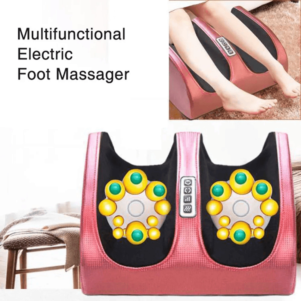Electric Foot Massager With Heat Therapy And Shiatsu Kneading Rollers 0