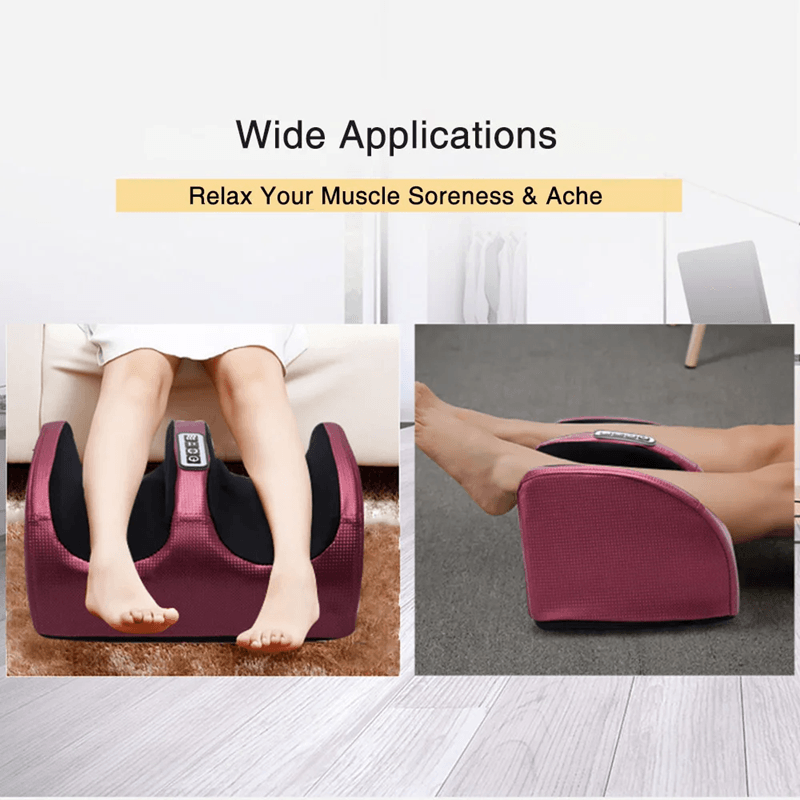 Electric Foot Massager With Heat Therapy And Shiatsu Kneading Rollers 3