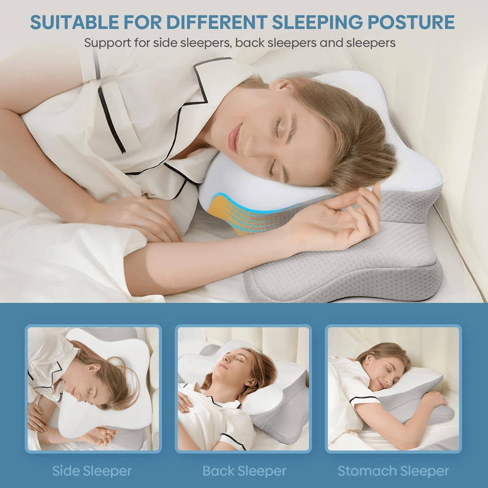 Orthopedic Memory Foam Cervical Pillow For Neck And Shoulder Pain Relief 4