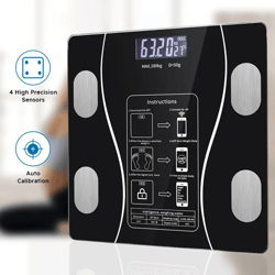 smart body fat scale wireless digital bathroom weight analyzer