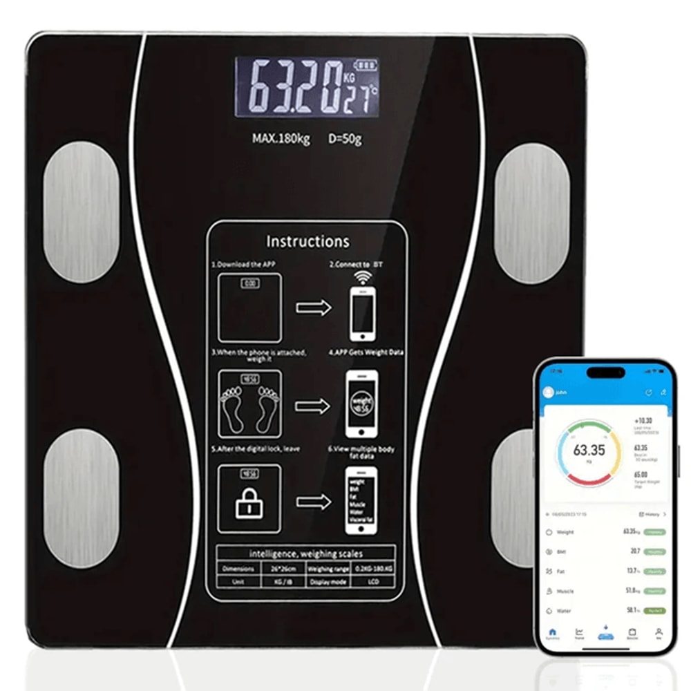 Smart Body Fat Scale Wireless Digital Bathroom Weight Analyzer 1