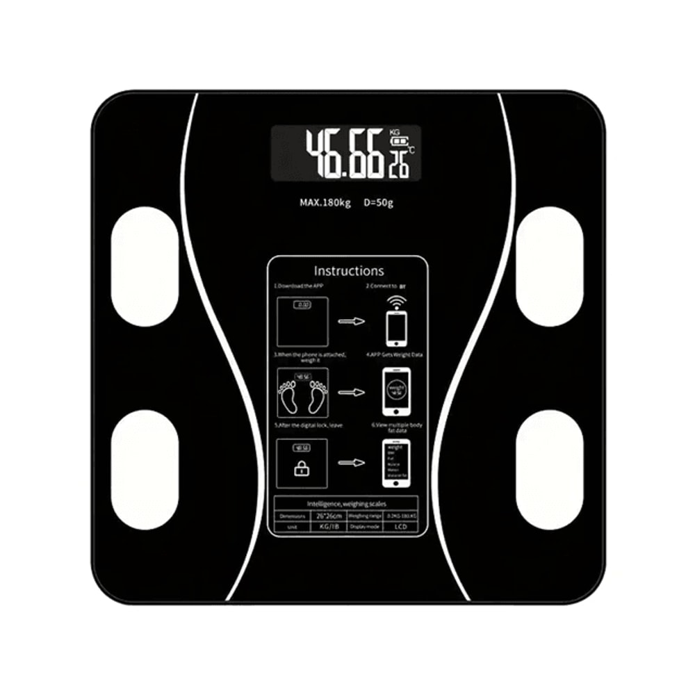 Smart Body Fat Scale Wireless Digital Bathroom Weight Analyzer 4