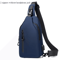 Men Chest Bag With USB Charging Casual Crossbody Shoulder Bag 2
