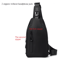 Men Chest Bag With USB Charging Casual Crossbody Shoulder Bag 6