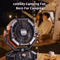 Portable Camping Fan With 20000mAh Battery And LED Lantern For Outdoor Use 2