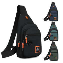 mens waterproof crossbody bag outdoor hiking and travel shoulder pack