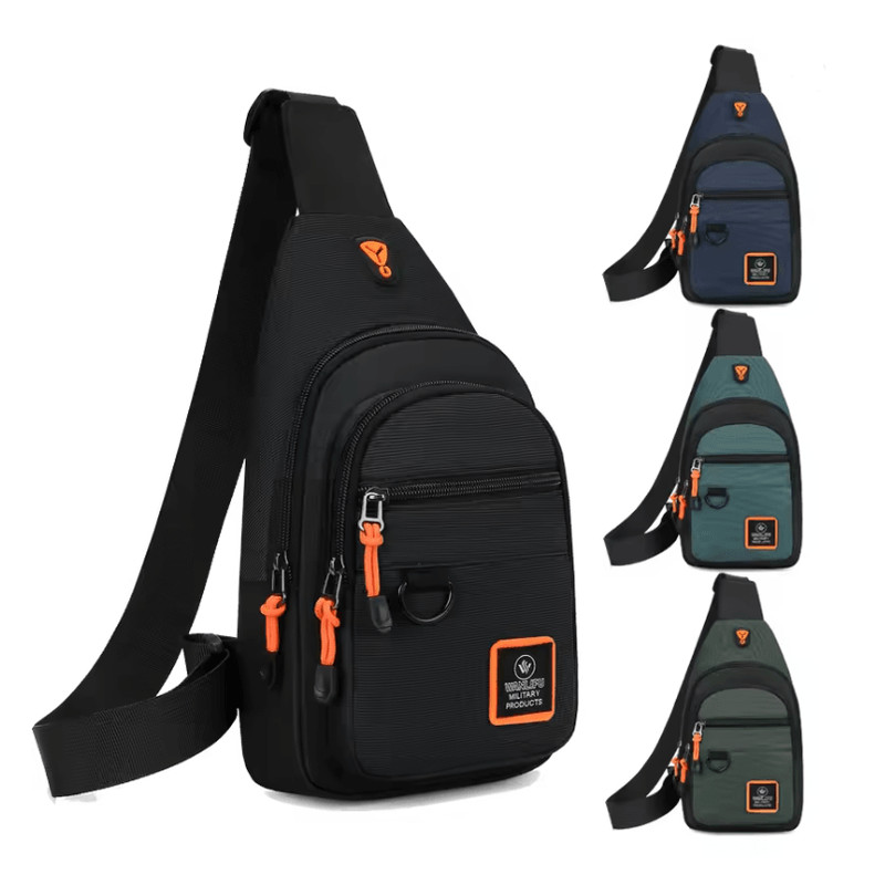 Mens Waterproof Crossbody Bag Outdoor Hiking And Travel Shoulder Pack 0