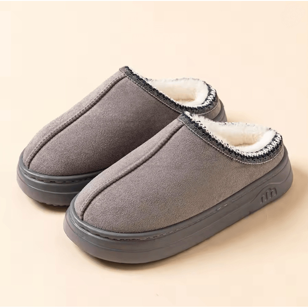 Cozy Winter Plush Slippers For Women And Men Indoor Outdoor Non Slip Warm House Shoes 4