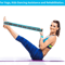 Elastic Yoga Stretching Strap With Loops For Flexibility Training And Full Body Stretching 2
