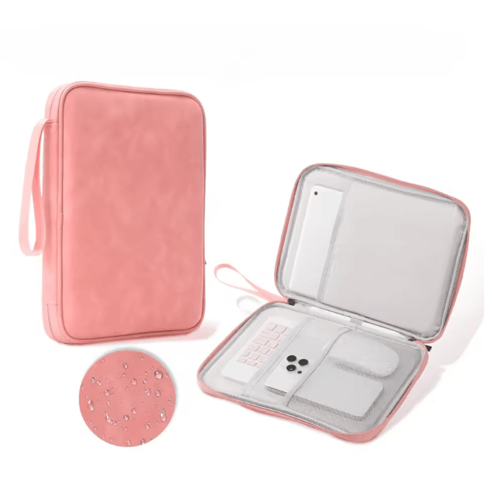 Waterproof Tablet Sleeve Bag With Zipper Pouch For IPad And Laptops 7